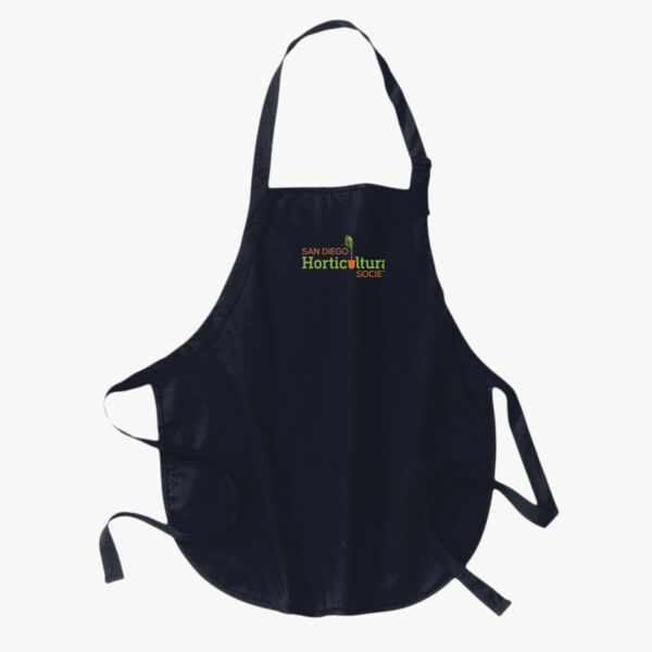 Medium Length Apron with Pouch Pockets Thumbnail
